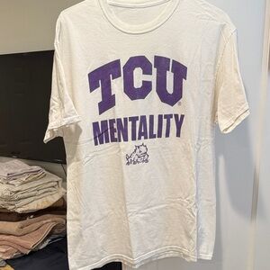 Nike White TCU Mentality Men's Tee